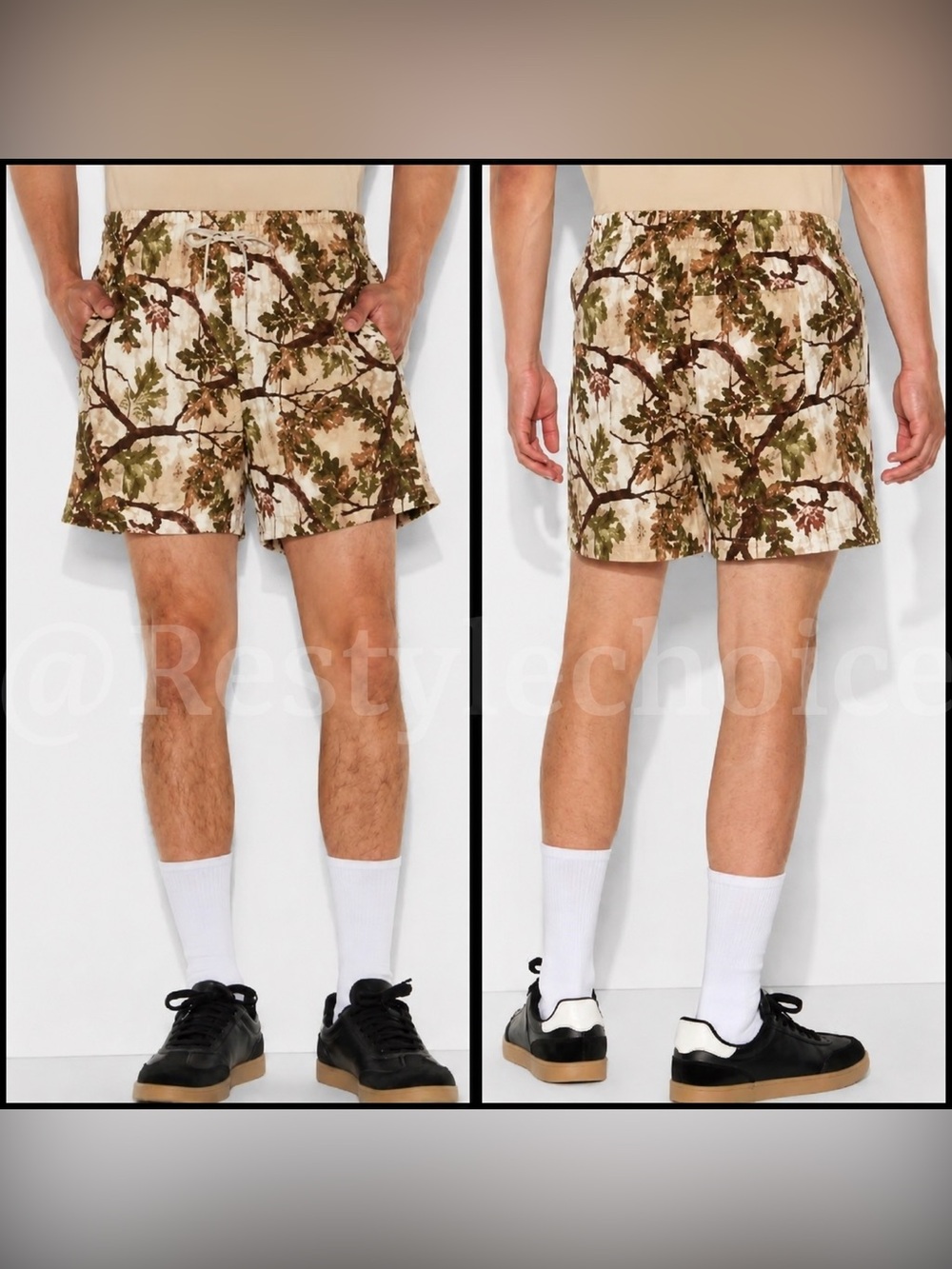 Original Use Knit Shorts, Men, XL, Beige